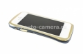Алюминиевый бампер для iPhone 5 / 5S DRACO 5 Elegance, цвет gold / blue (DR50A6-GBU), цвет gold / blue (DR50A6-GBU)