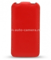 Кожаный чехол для iPhone 4 и 4S Melkco Jacka Type (Red LC), цвет красный (APIPO4LCJT1RDLC)