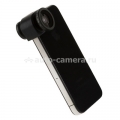 Объектив для iPhone 4 / 4S Photo lens 3-in-one 2x angle, цвет объектива черный