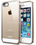 Чехол-накладка для iPhone 5 / 5S SGP Liner Metal, цвет champagne gold (SGP10041)