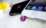 Украшения Мобильное украшение для iPhone 5 линия Пятерка, цвет pink