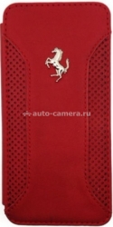 Кожаный чехол для iPhone 6 Ferrari F12 Booktype, цвет Red (FEF12FLBKP6RE)