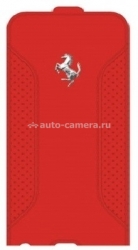 Кожаный чехол для iPhone 6 Plus Ferrari F12 Flip Case, цвет Red (FEF12FLP6LRE)