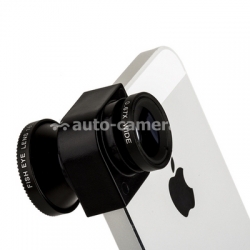 Объектив для iPhone 5 / 5S Photo lens 3-in-one 2x angle, цвет объектива черный