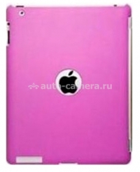 Пластиковый чехол на заднюю панель iPad 3 и iPad 4 iCover Candy Rubber, цвет Pink (NIA-CAR)